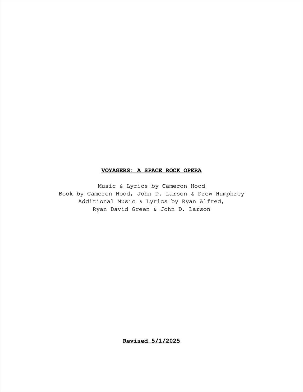 Request to download Voyagers libretto PDF